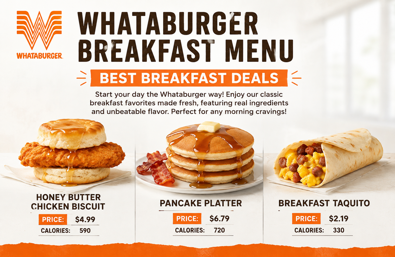 whataburger breakfast menu